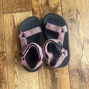 Pink Girls Teva Sandals